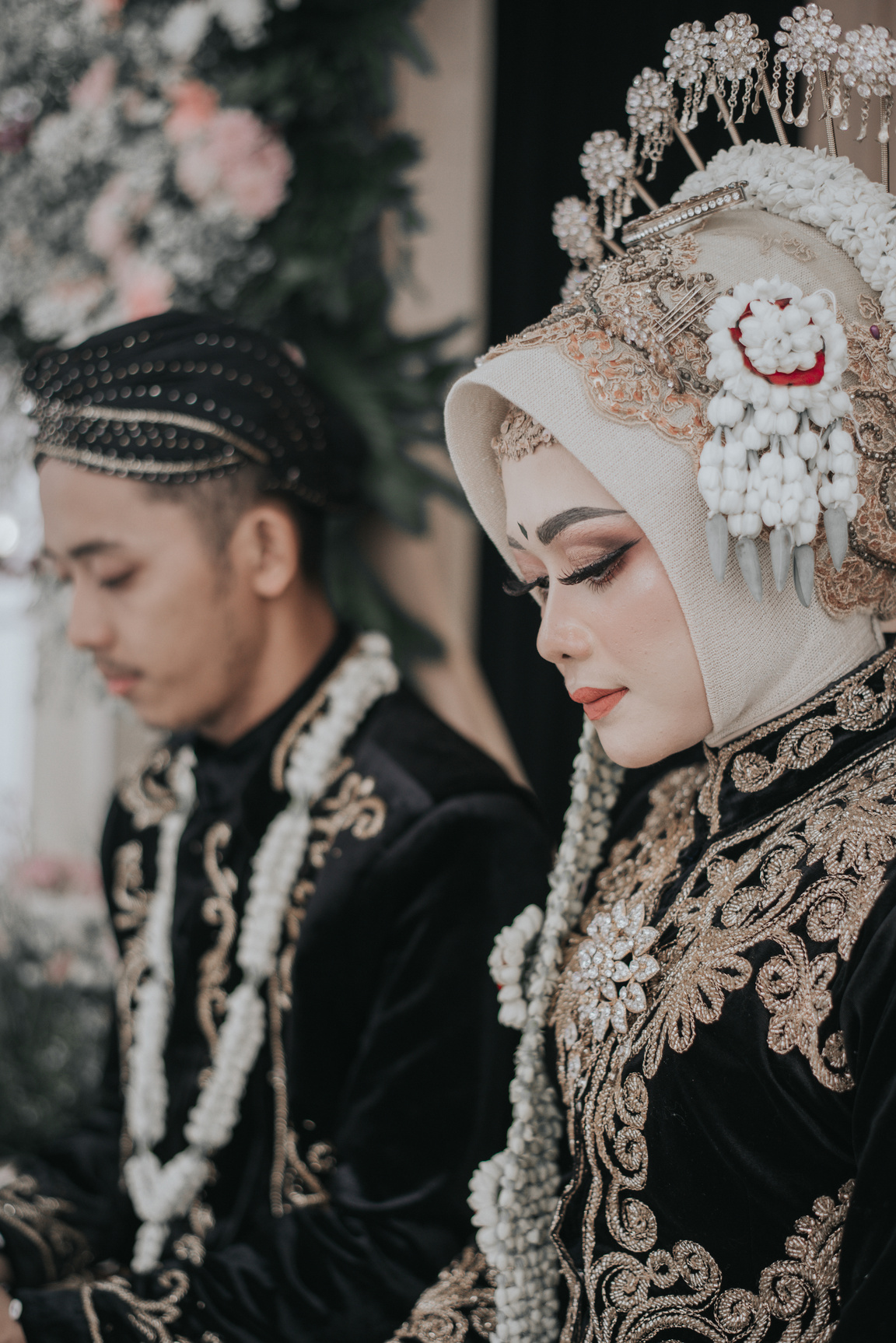 Traditional Javanese Wedding Couple